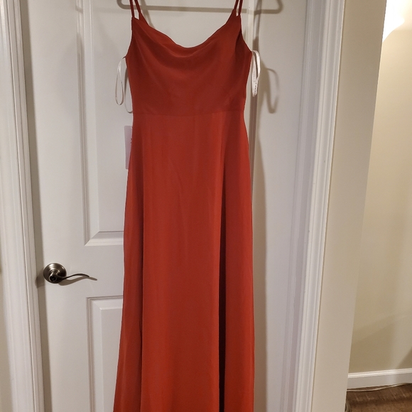 Azazie Dresses & Skirts - Azazie Rust Dress Size A6
